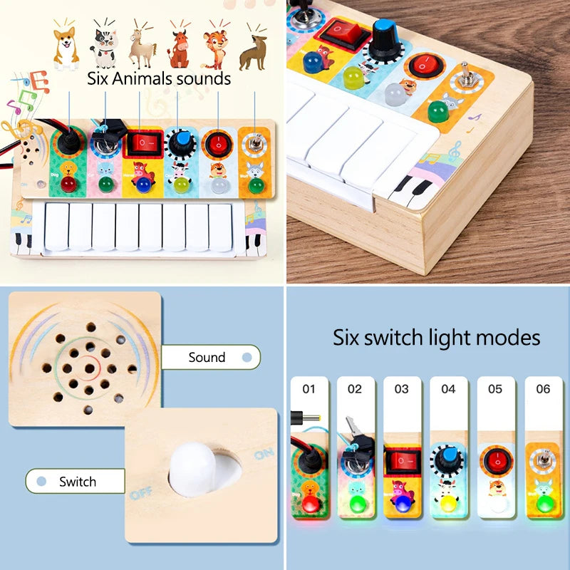 Busy Board – Toddler Playing | Toki Toy Box