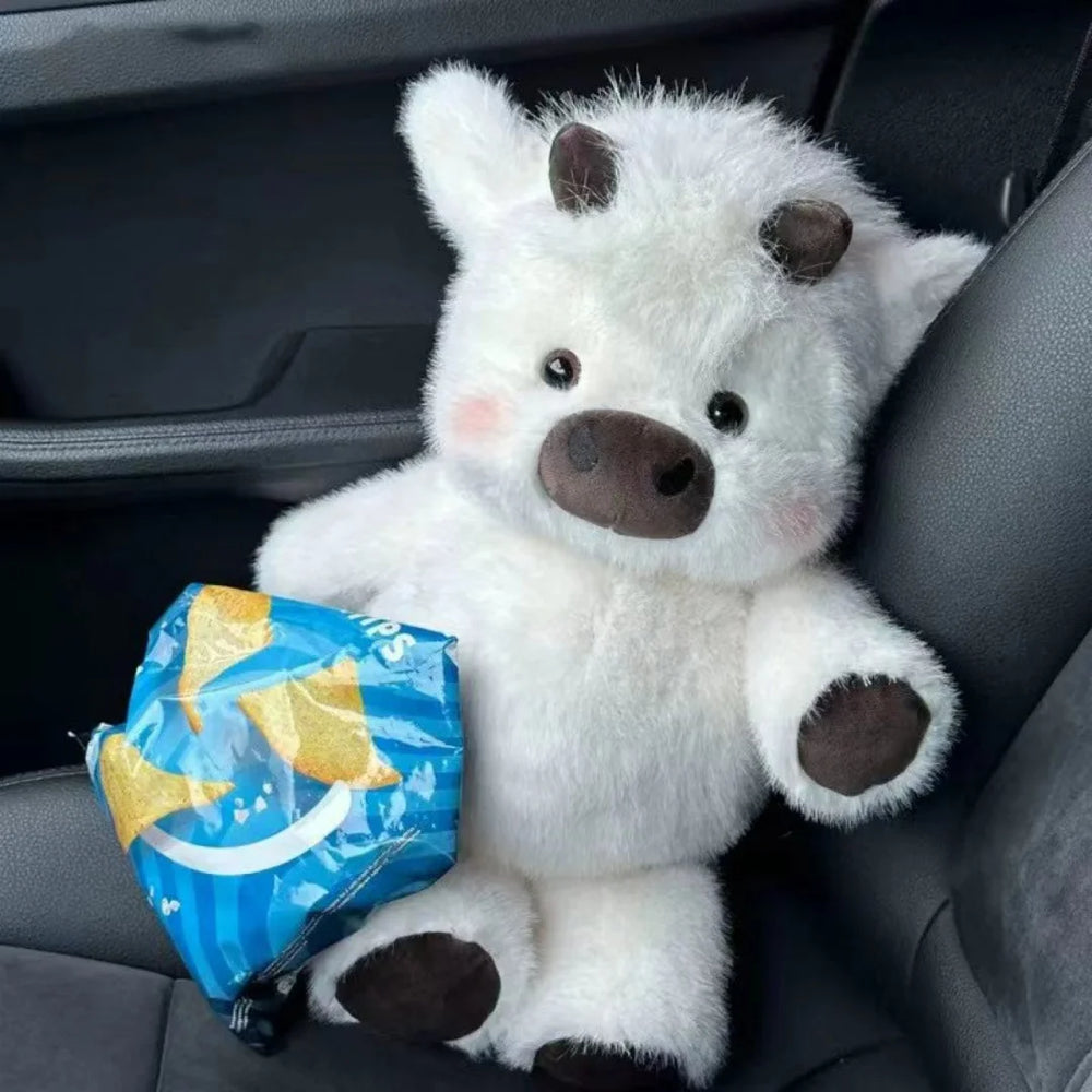 Highland Cow Plush – Fluffy Kawaii Stuffed Animal