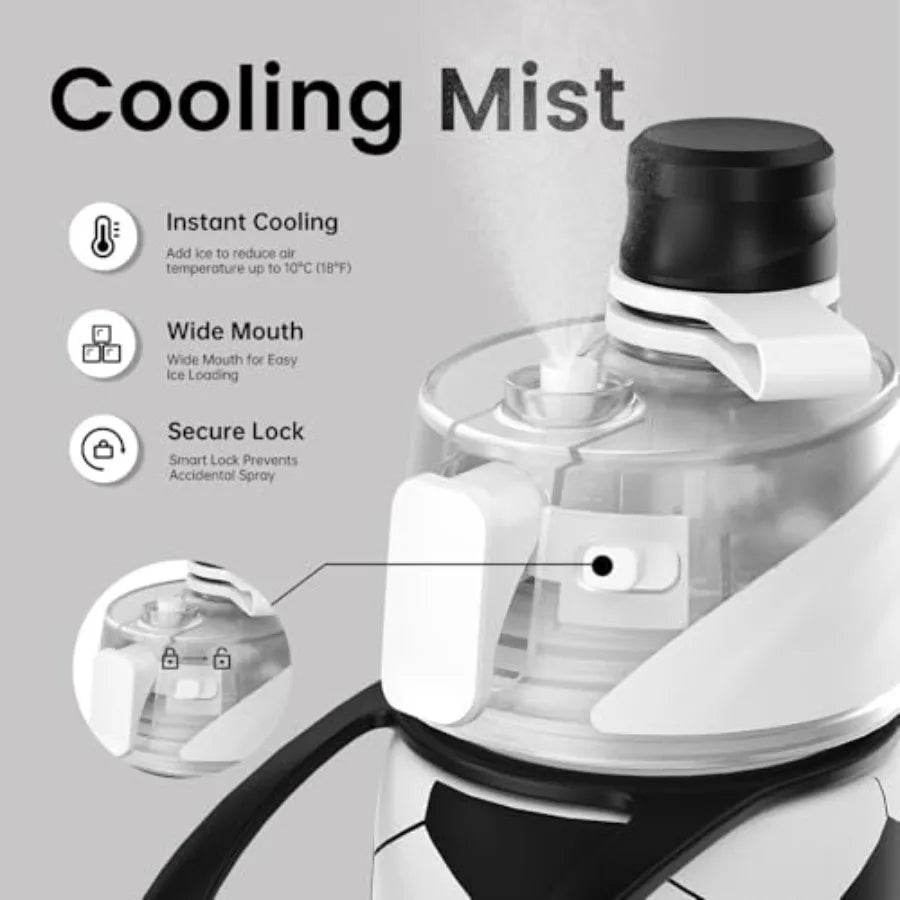 20oz Insulated Misting Water Bottle for Active Days