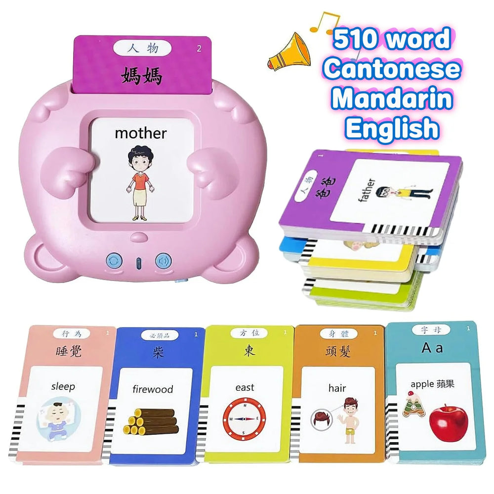 Talking Flash Cards – Trilingual 510-Word Learning Toy