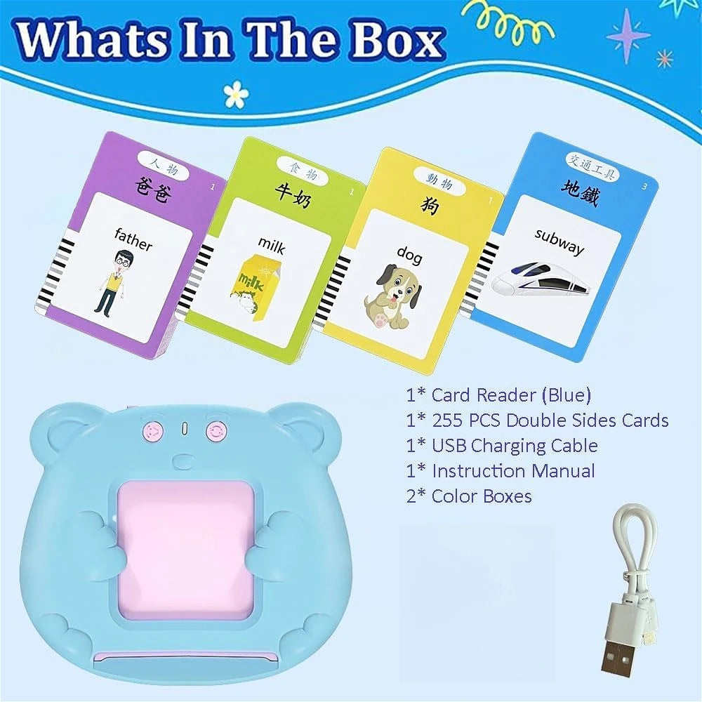 Talking Flash Cards – Trilingual 510-Word Learning Toy