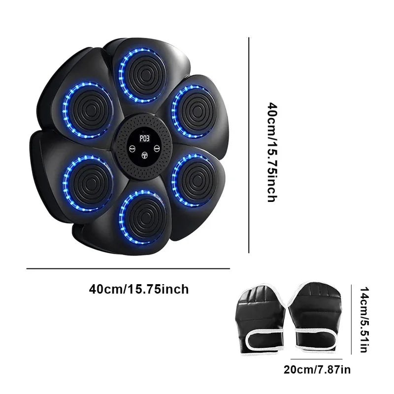 Smart Musical Boxing Machine – Portable Interactive Training Device – Detail | Toki Toy Box