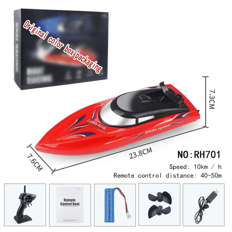 RC Speed Boat Toy – Fast Remote Control Water Racer – Packaging | Toki Toy Box