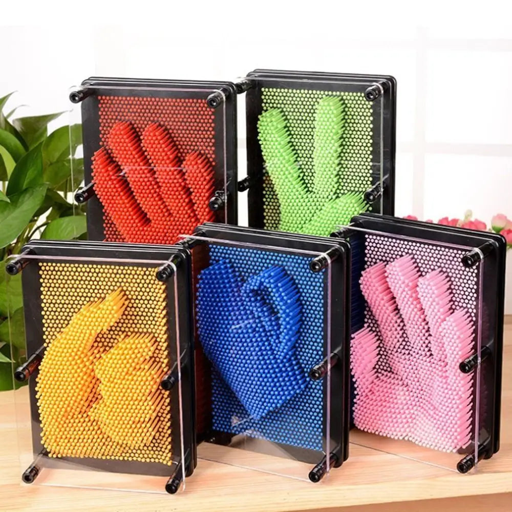 Pin Art Board – 3D Hand Impression Desk Toy – Desk Fidget Toy | Toki Toy Box