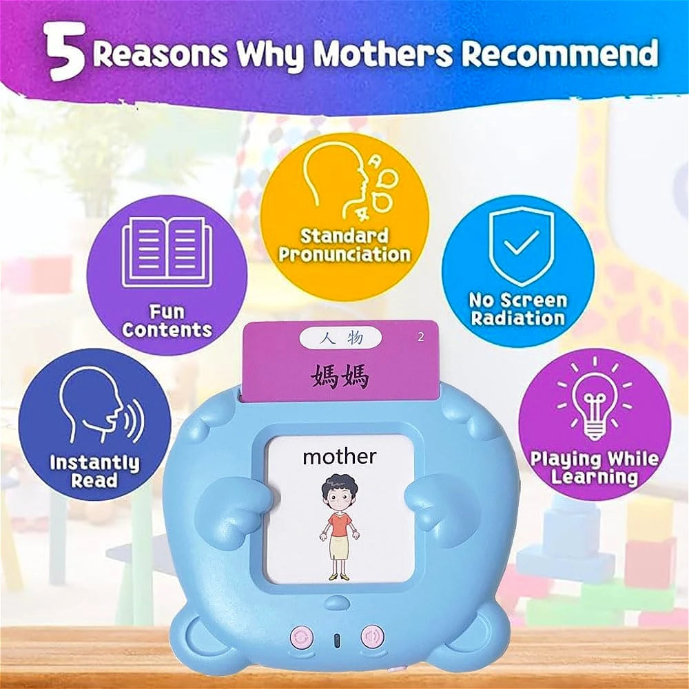 Talking Flash Cards – Trilingual 510-Word Learning Toy