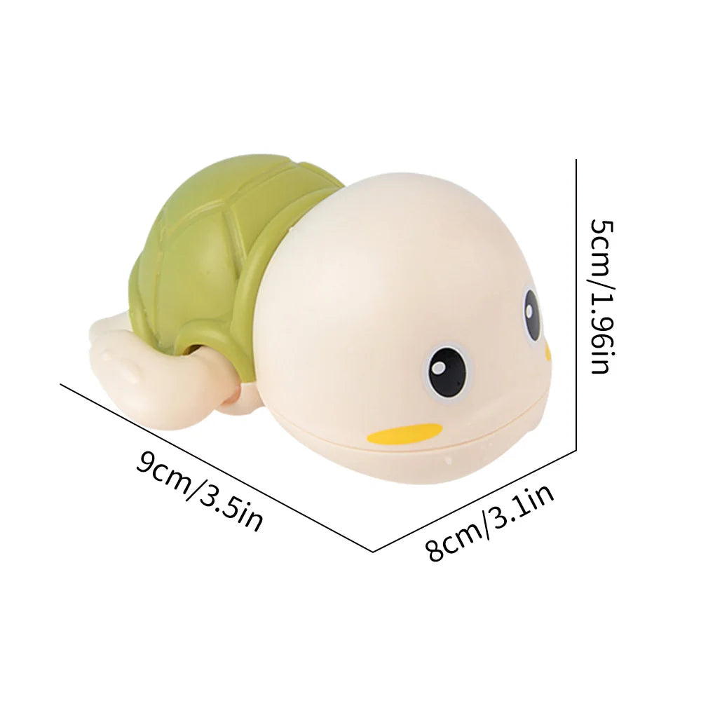 Wind-Up Swimming Turtle Bath Toys – 3 Pack for Kids