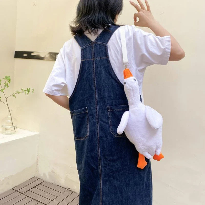 Cute Duck Crossbody Plush Bag – Soft & Quirky | Toki Toy Box – Detail | Toki Toy Box