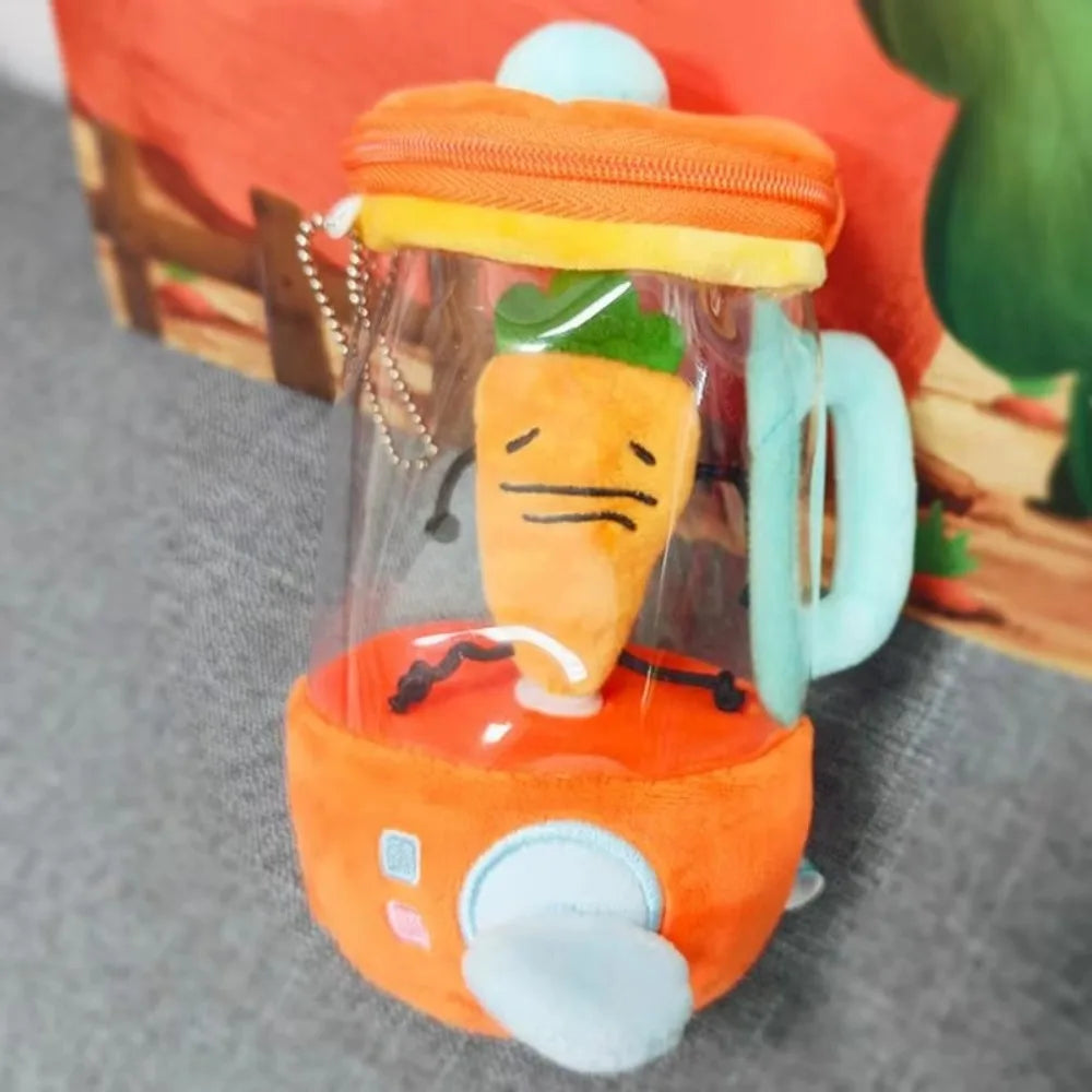 Funny Carrot Juicer Plush Bag Charm – Toki Toy Box – In Use | Toki Toy Box