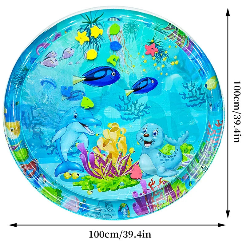 Inflatable Baby Water Play Mat for Sensory Fun