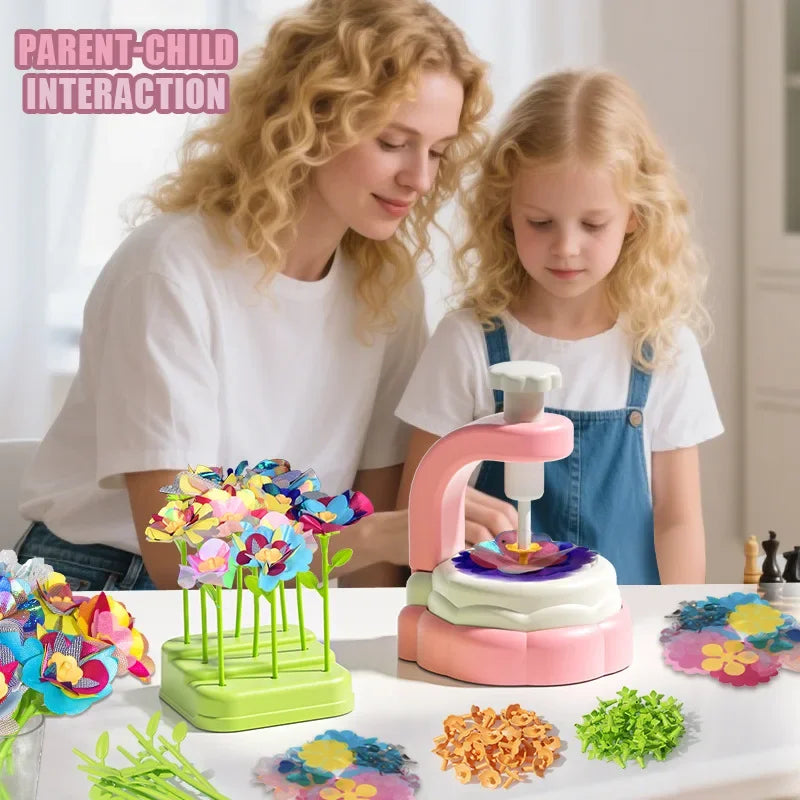 DIY Fabric Flower Bouquet Kit – Creative Craft Gift for Kids