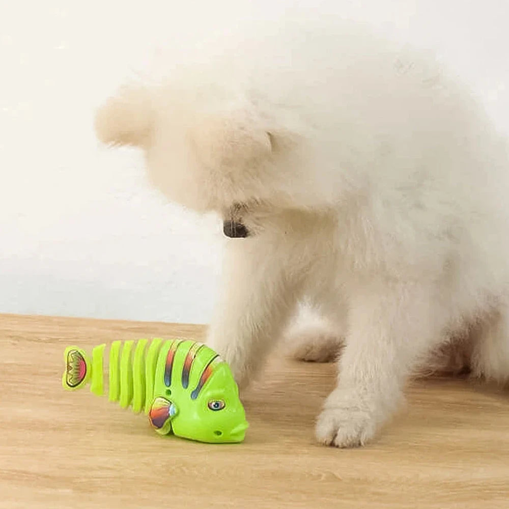 Wind-Up Wiggle Fish Toy for Curious Kids