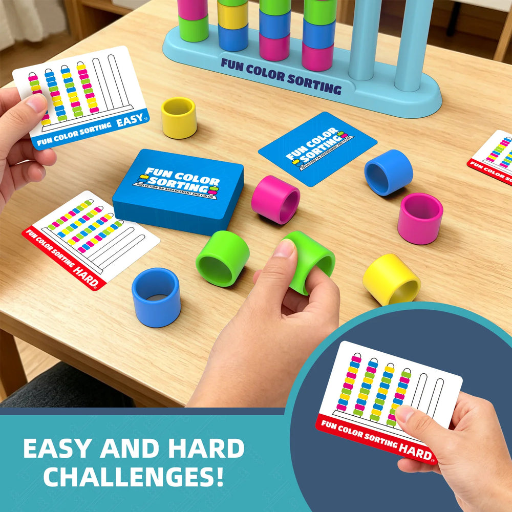 Color Stack Strategy Game for Family Fun