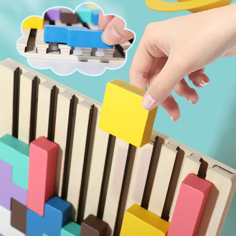 Wooden Puzzle – Difficulty Levels | Toki Toy Box