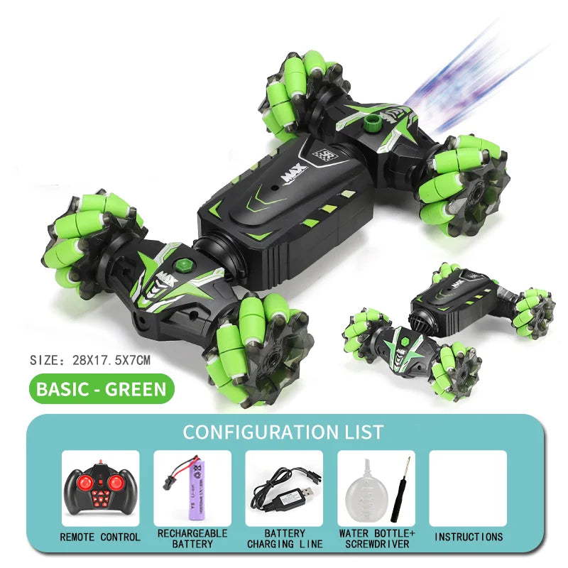 Gesture Control Stunt RC Car with LED Effects