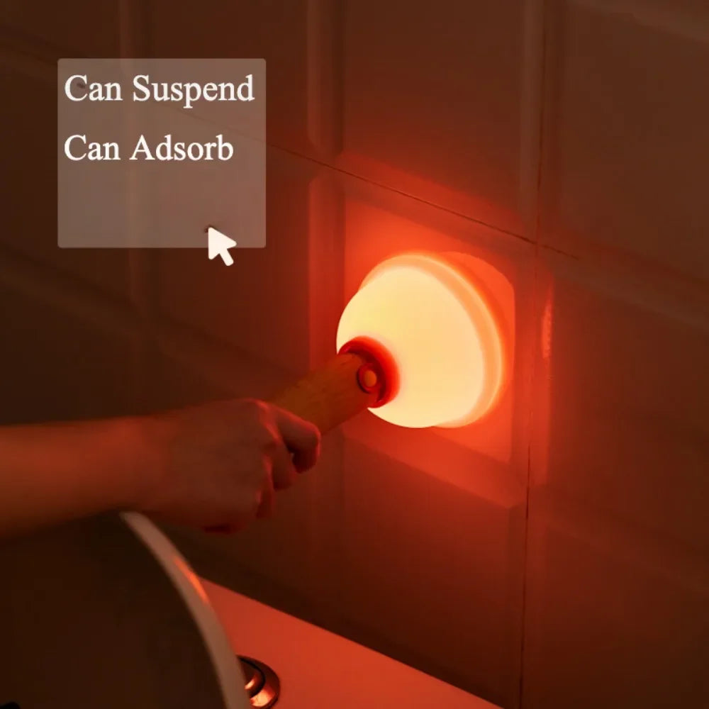 Funny Plunger Night Light – USB Silicone Lamp for Kids & Rooms - Toki Toy Box