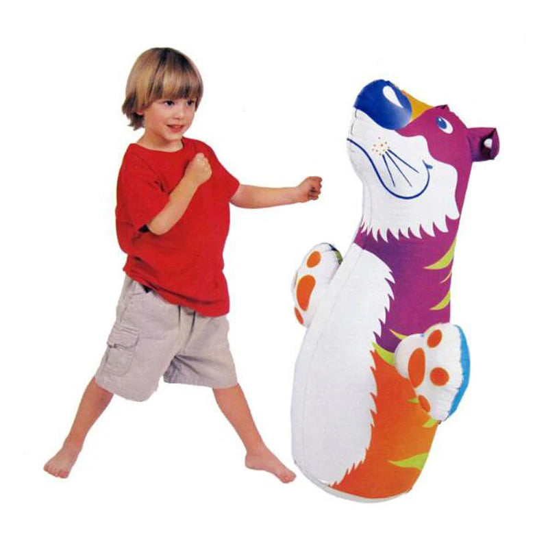 Inflatable Kids Punching Bag – Bounce-Back Boxing Toy | Toki Toy Box – Size Reference | Toki Toy Box