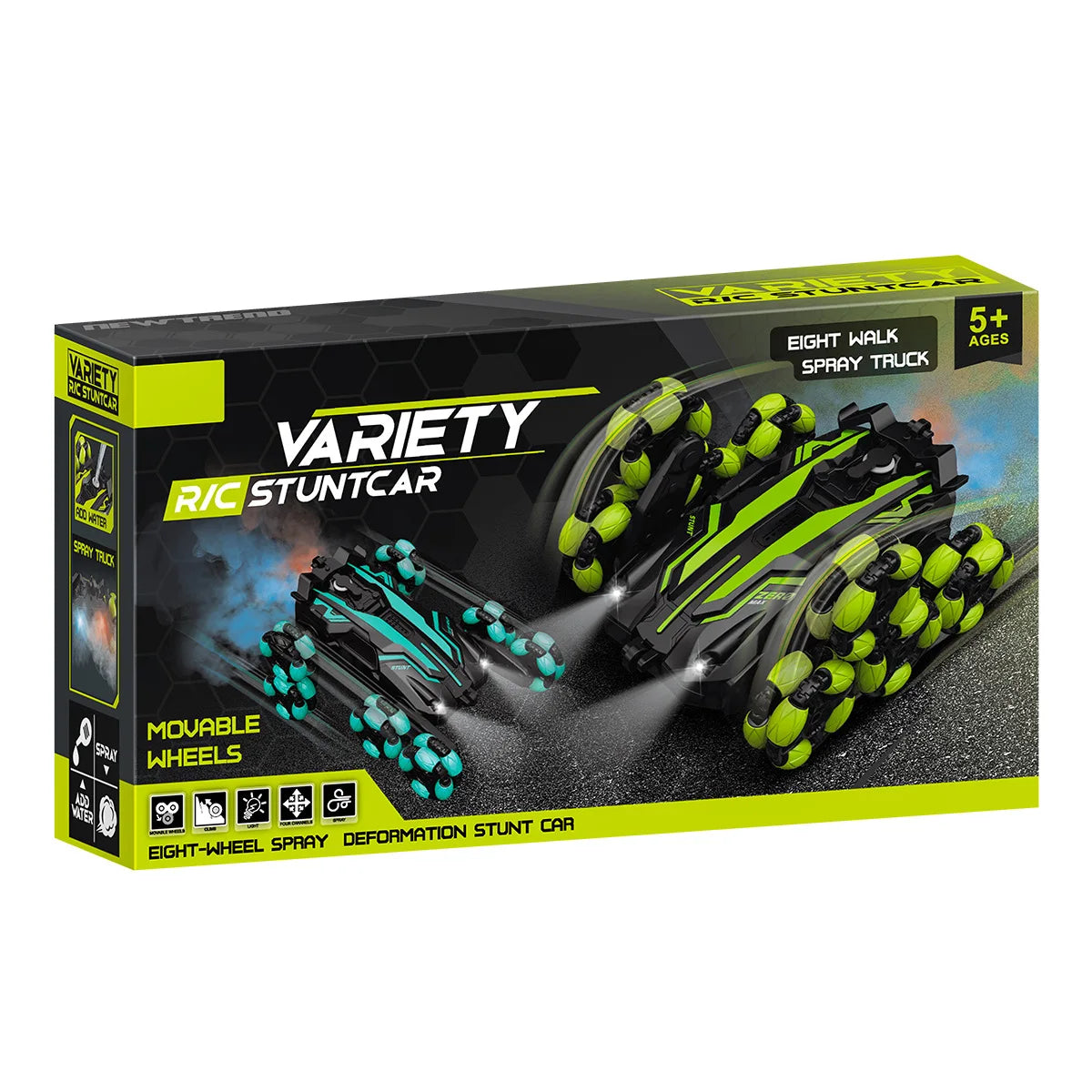 "New 8-Wheel Stunt RC Car – High-Performance Remote Control Car for Kids"