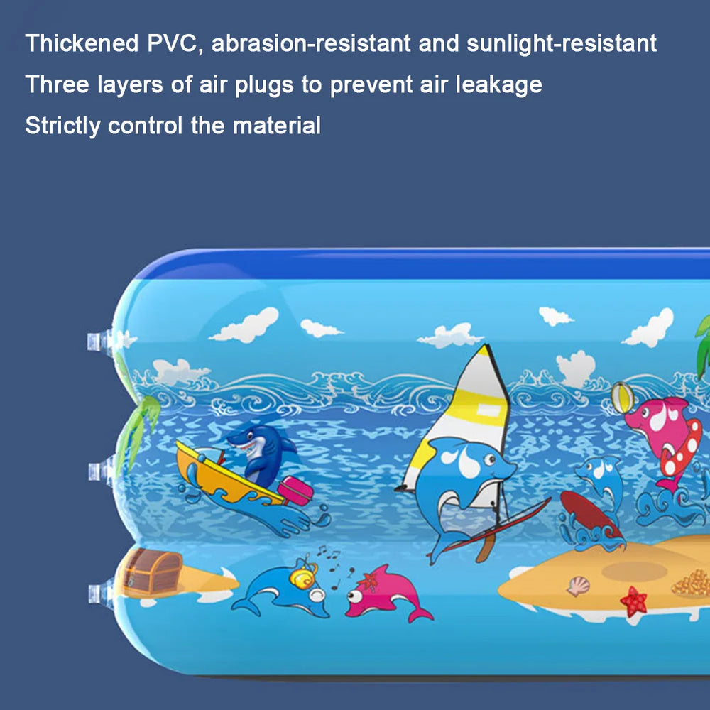 Inflatable Kids Swimming Pool – Portable Summer Splash Pool