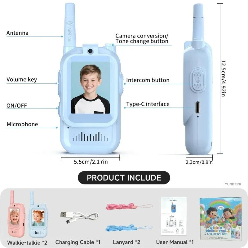 Video Walkie Talkies – USB Charging | Toki Toy Box