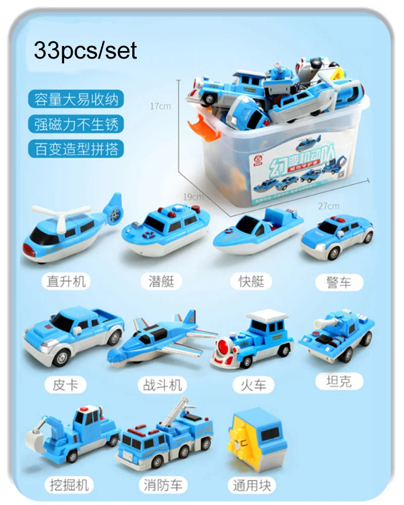 Magnetic Vehicle Building Blocks – DIY Construction Set