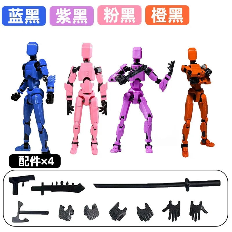 Titan Action Figure Set – Fully Posable Robot Toy