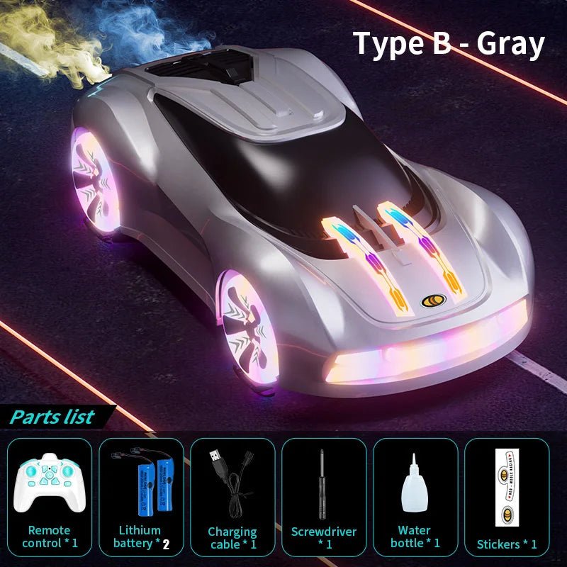 RC Stunt Racing Car with Lights & Mist Effects - Toki Toy Box