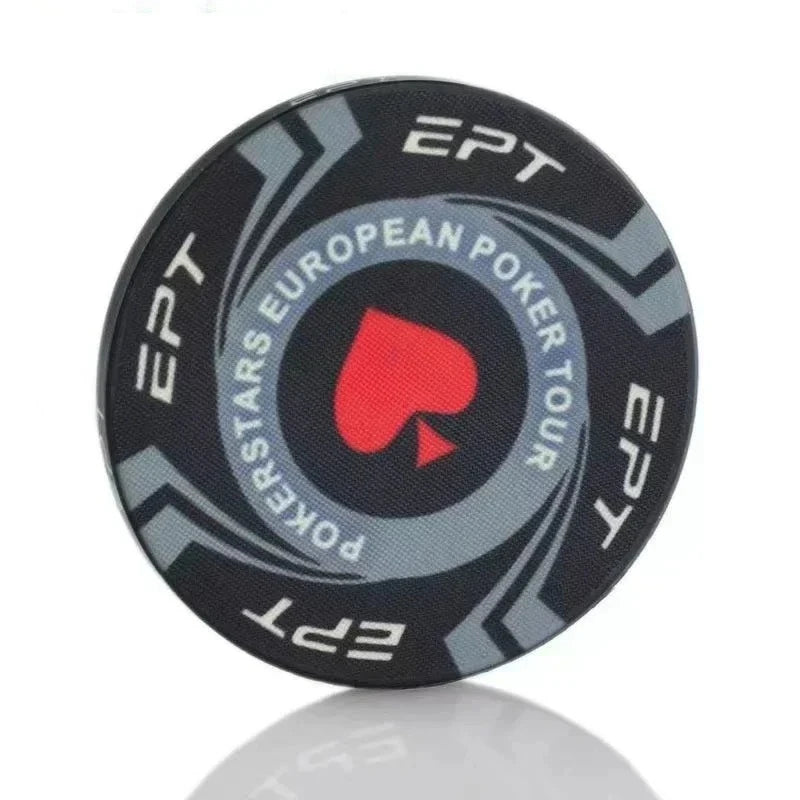 Premium Ceramic Game Chips Set – 10 Pieces