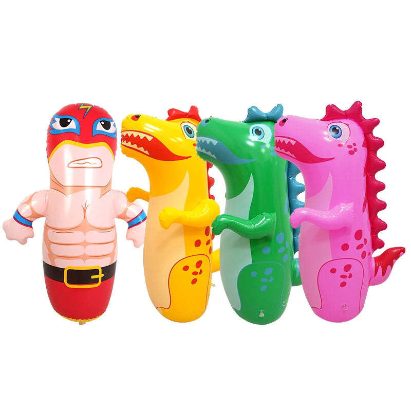 Inflatable Dinosaur Punching Bag – 90cm Bounce-Back