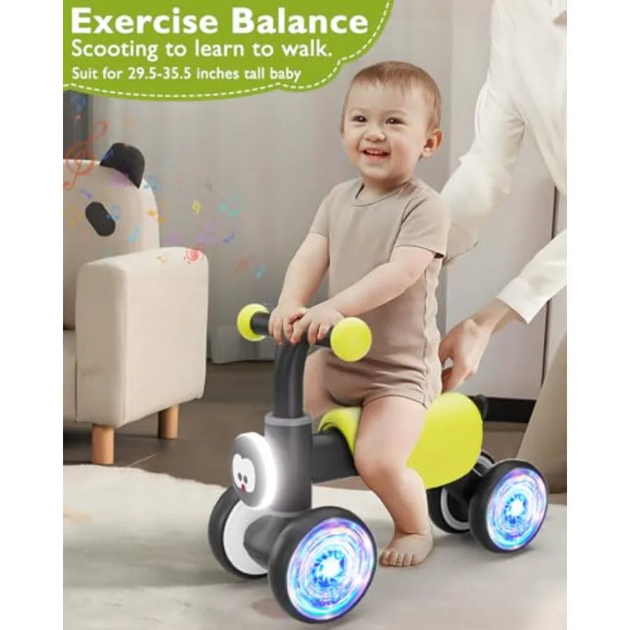 Glow Wheel Balance Bike for Toddlers | TokiToyBox