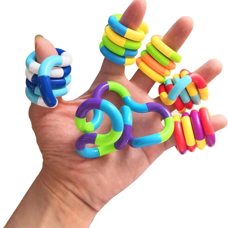 Quiet Twisty Fidget Toy – Squeeze, Twist & Spin