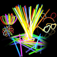 Colorful Glowing Matchstick Man Dance Props – with Glasses & Noise Makers