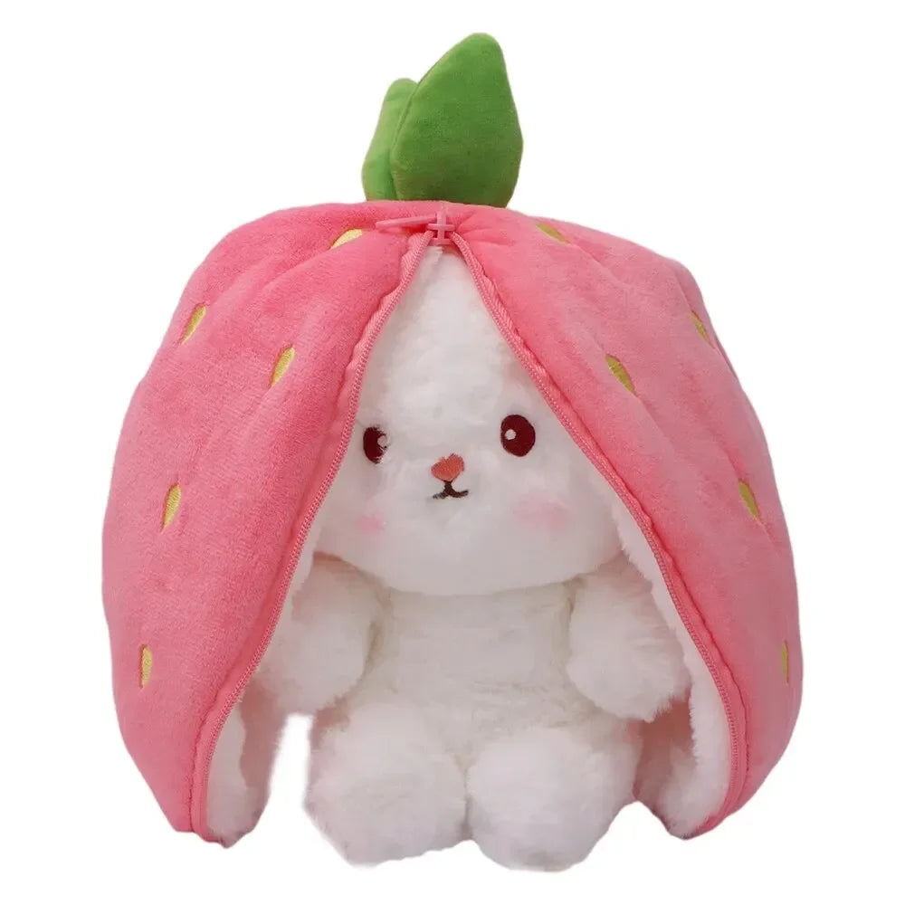 Fruit Bunny Plush Pillow – Cute Cozy Kawaii Toy – Features | Toki Toy Box