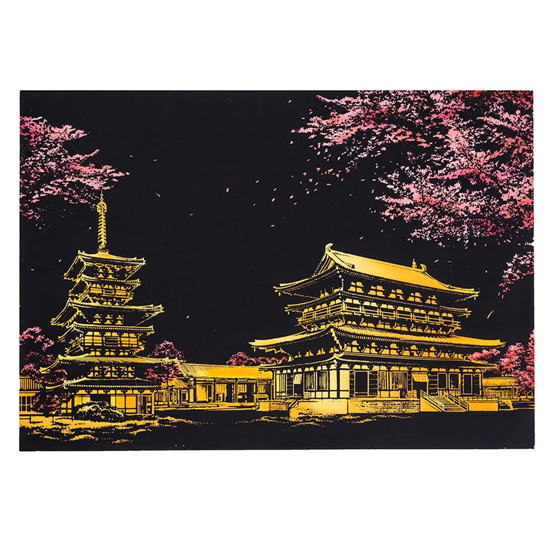 Scratch Art City Landmarks Kit – Creative DIY Decor