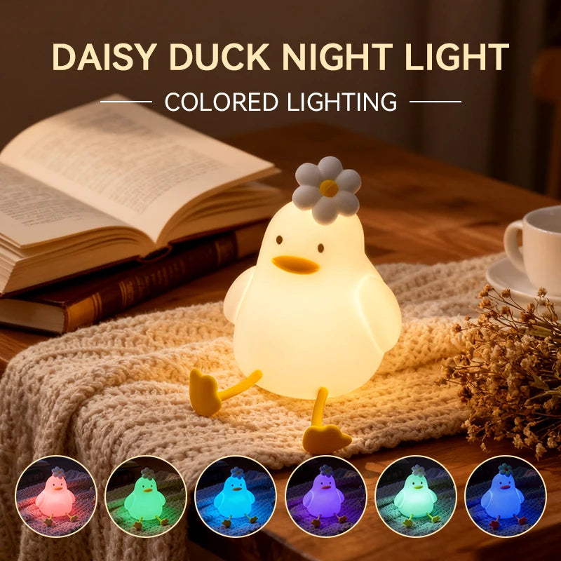 Duck night light gift for kids and adults