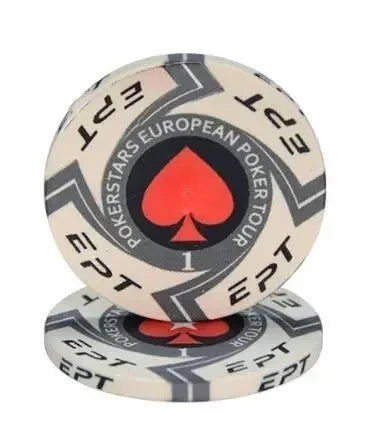 Premium Ceramic Game Chips Set – 10 Pieces