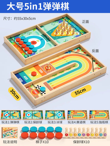 Bounce Battle Board Game – Fast Sling Strategy for Families - Toki Toy Box