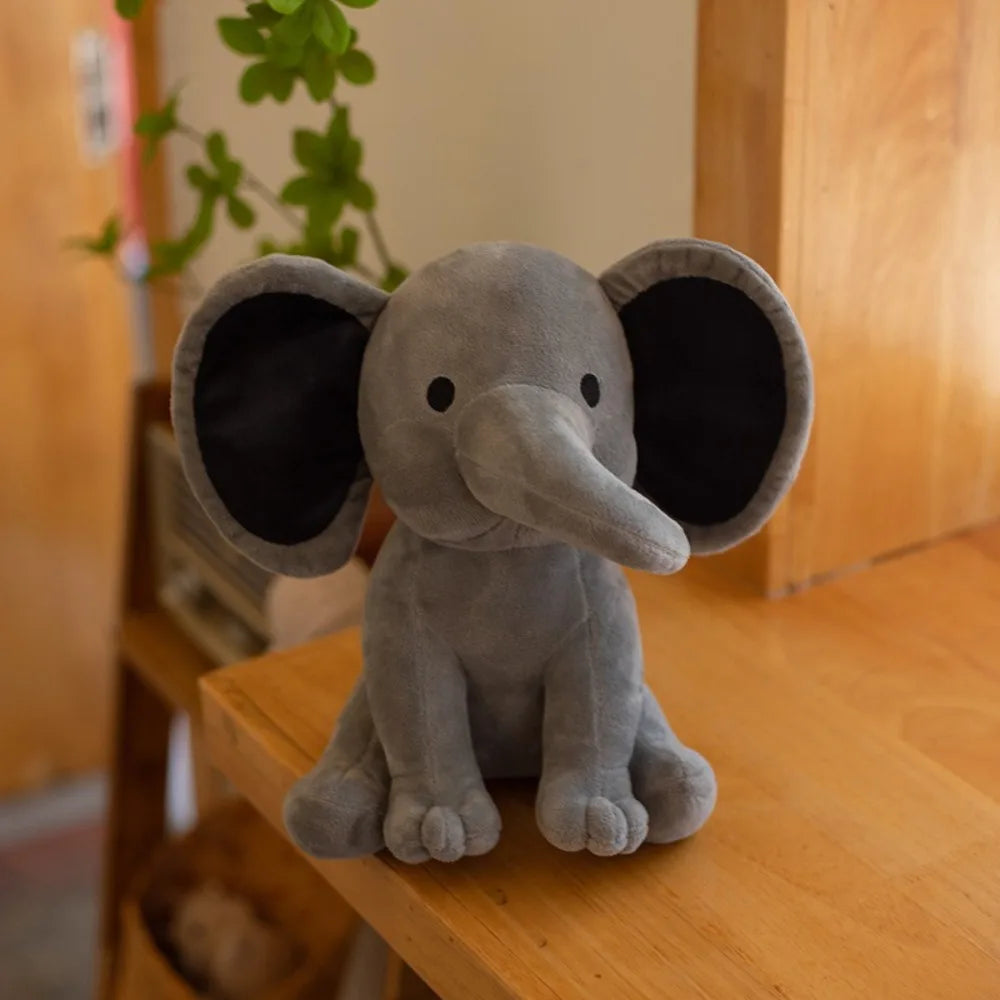 Elephant Plush Toy – Soft Cozy Sleep Companion for Kids – View 12 | Toki Toy Box