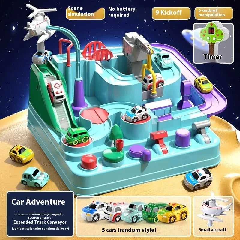 Adventure Rail Car Challenge – Brain Boosting Fun