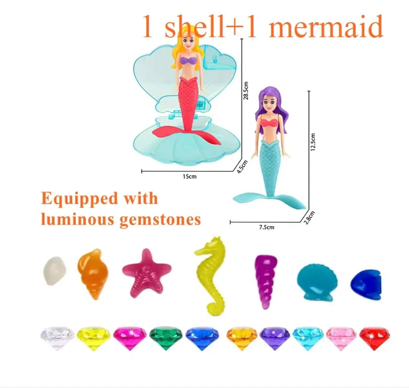 Mermaid Shell – Close-Up Detail | Toki Toy Box