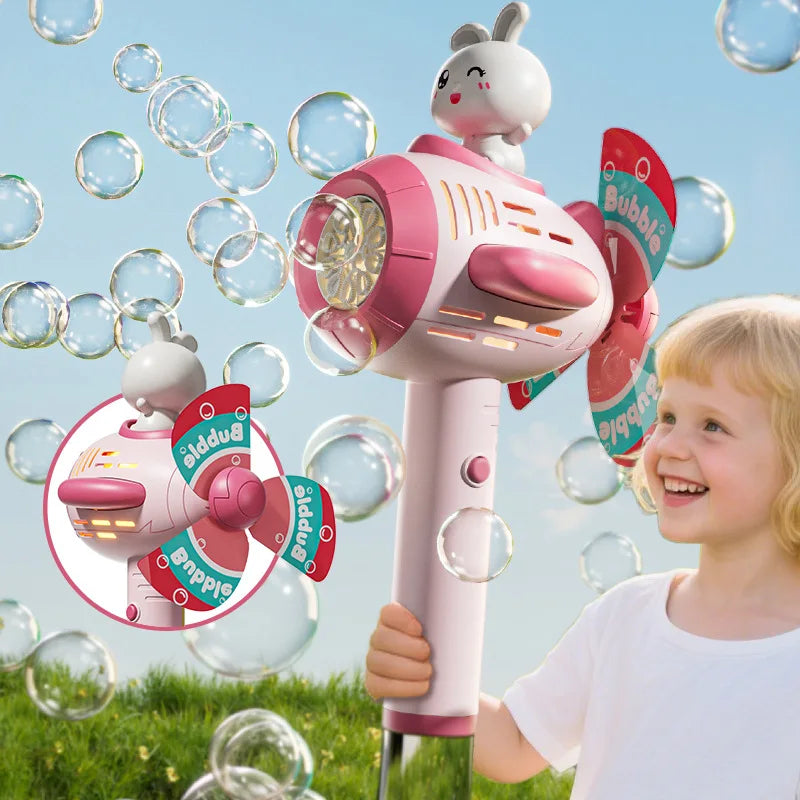 12-Hole Bubble Blaster – Automatic LED Bubble Machine