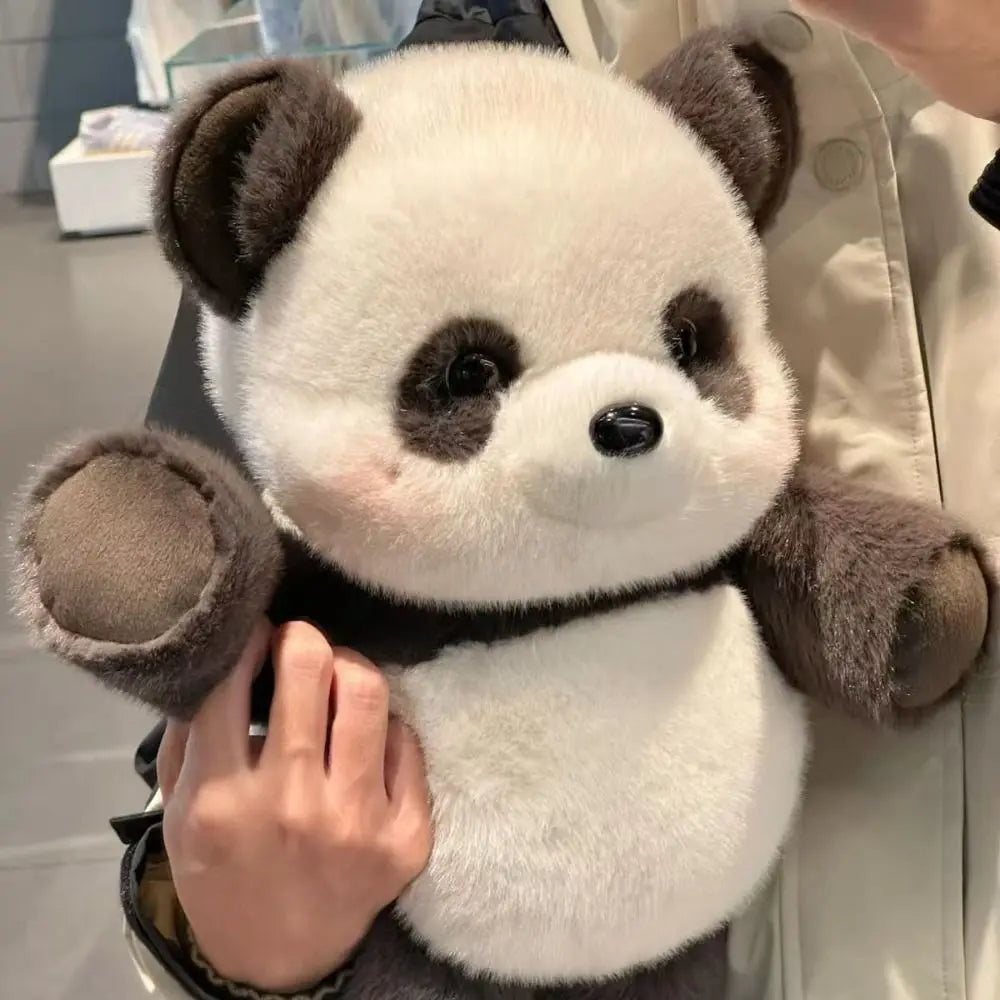 Fluffy Raccoon & Panda Pillow Plush – Huggable Soft