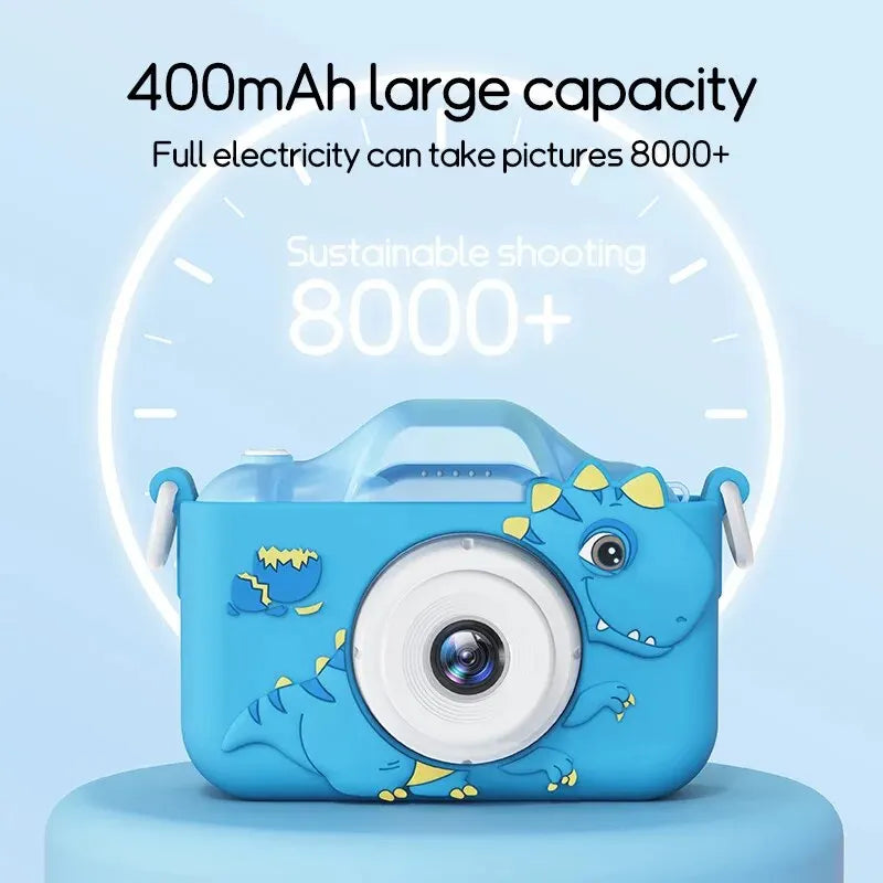 Kids Digital Camera 1080P – Dual Lens Fun Toy – Whats Included | Toki Toy Box