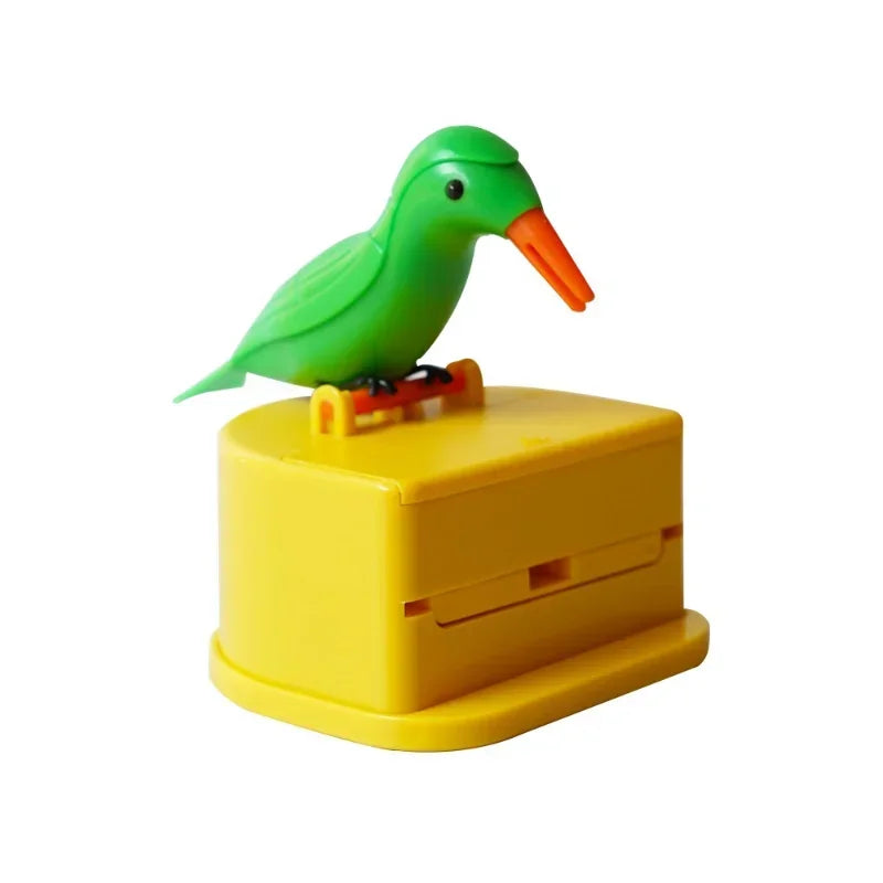 Bird Toothpick Dispenser | Fun Push Pop Design | Toki Toy Box – Size Reference | Toki Toy Box