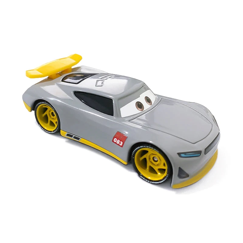 Cartoon Race Car Die-Cast Toy – Pull Back Fun
