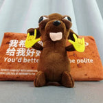 Chihuahua & Deerhound Plush Doll Keychain – Soft Bag Pendant for Kids & Collectors