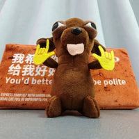 Chihuahua & Deerhound Plush Doll Keychain – Soft Bag Pendant for Kids & Collectors