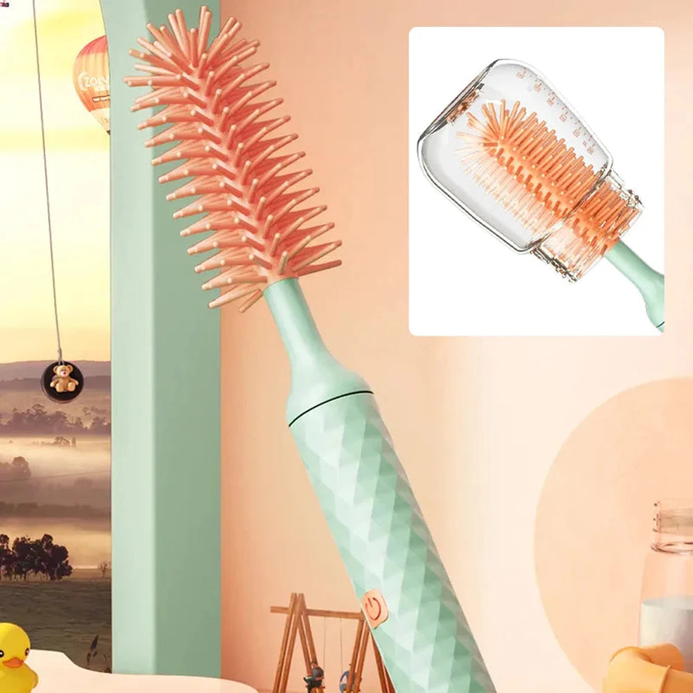 Electric Bottle Brush Set – 360° Deep Clean Helper