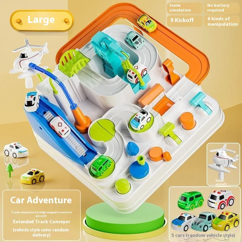 Adventure Rail Car Challenge – Brain Boosting Fun