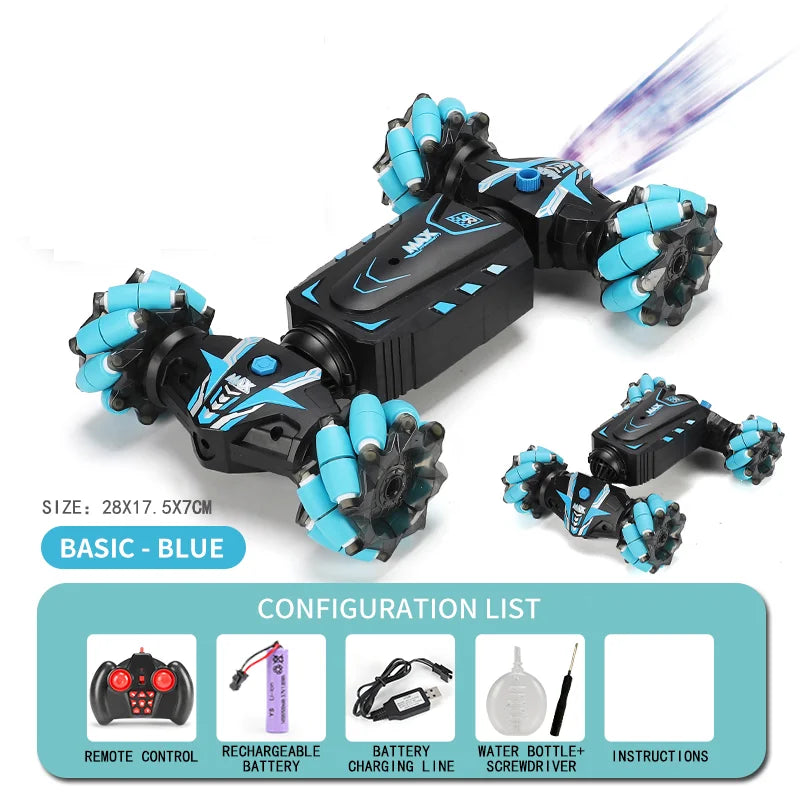 Gesture Control Stunt RC Car with LED Effects