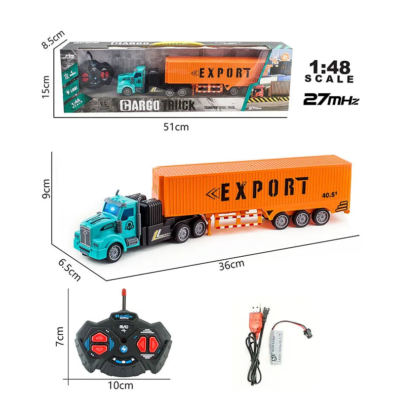 1:48 Heavy-Duty RC Construction Truck